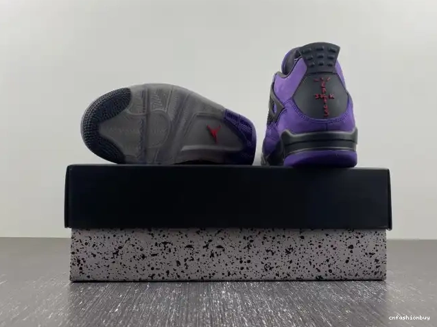 Suede 4 Jordan x Air Travis Purple Scott 0508